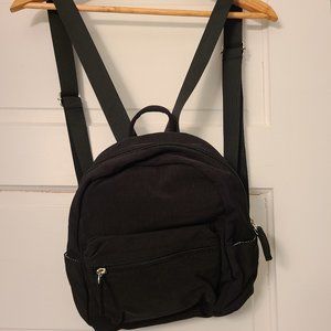 Small black backpack